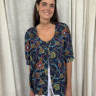 Imagen de Blusa satinada vintage (4)