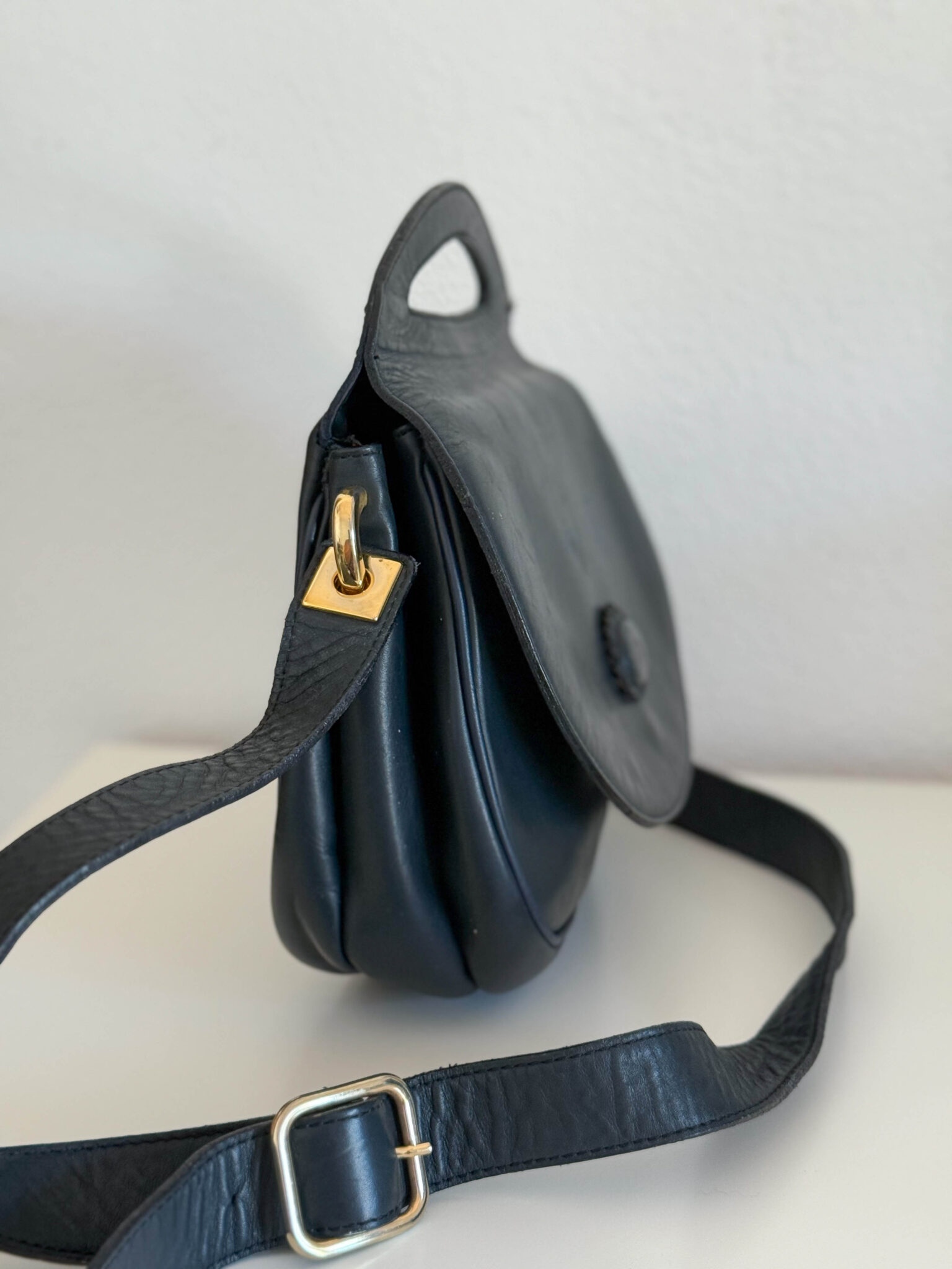 Imagen de Bolso piel azul (2)