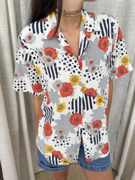 Imagen de Camisa topos y flores