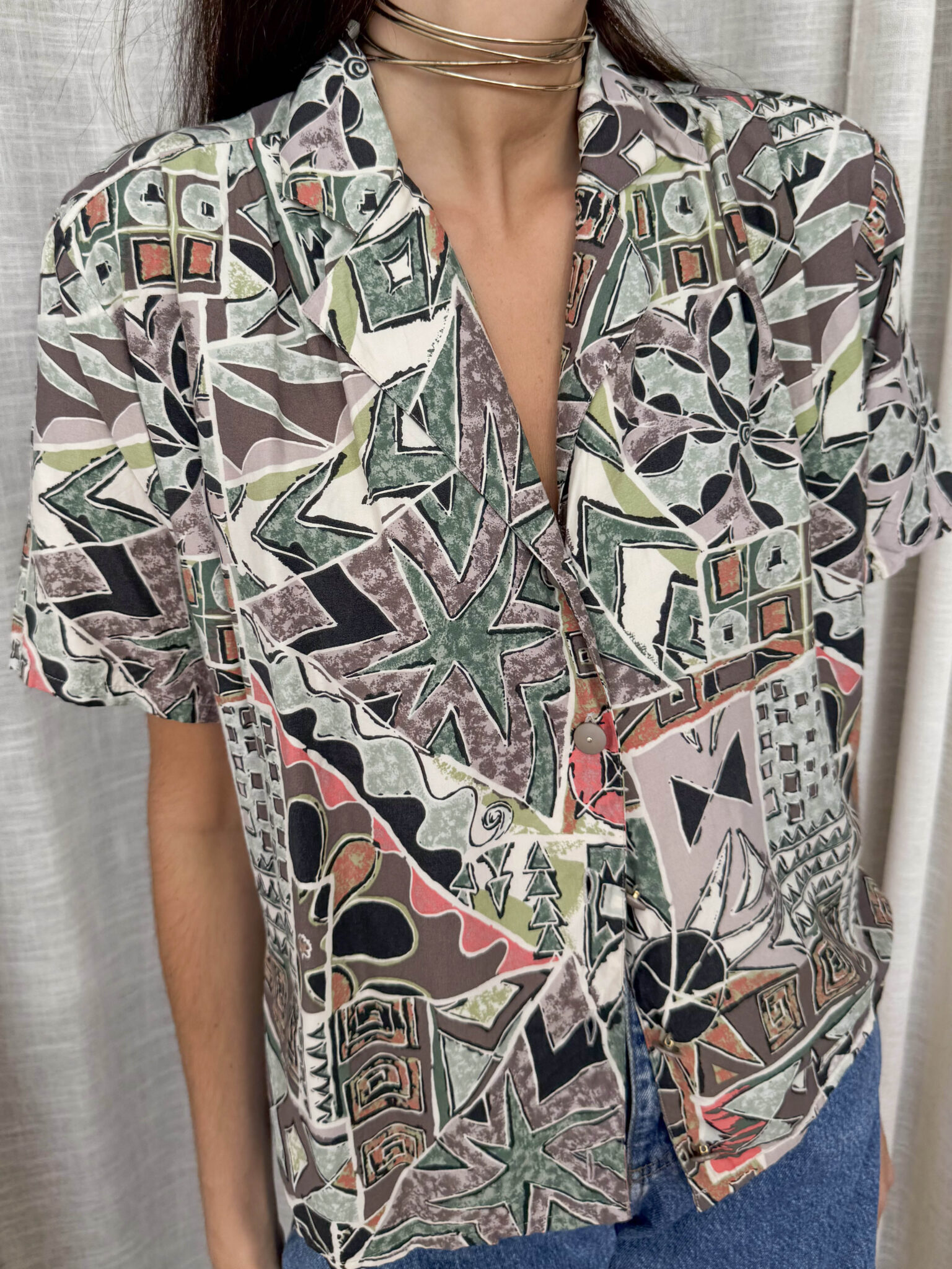 Camisa vintage crazy (3) Imagen de Camisa vintage crazy (3)