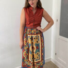 Imagen de Falda estampada 70s (1)