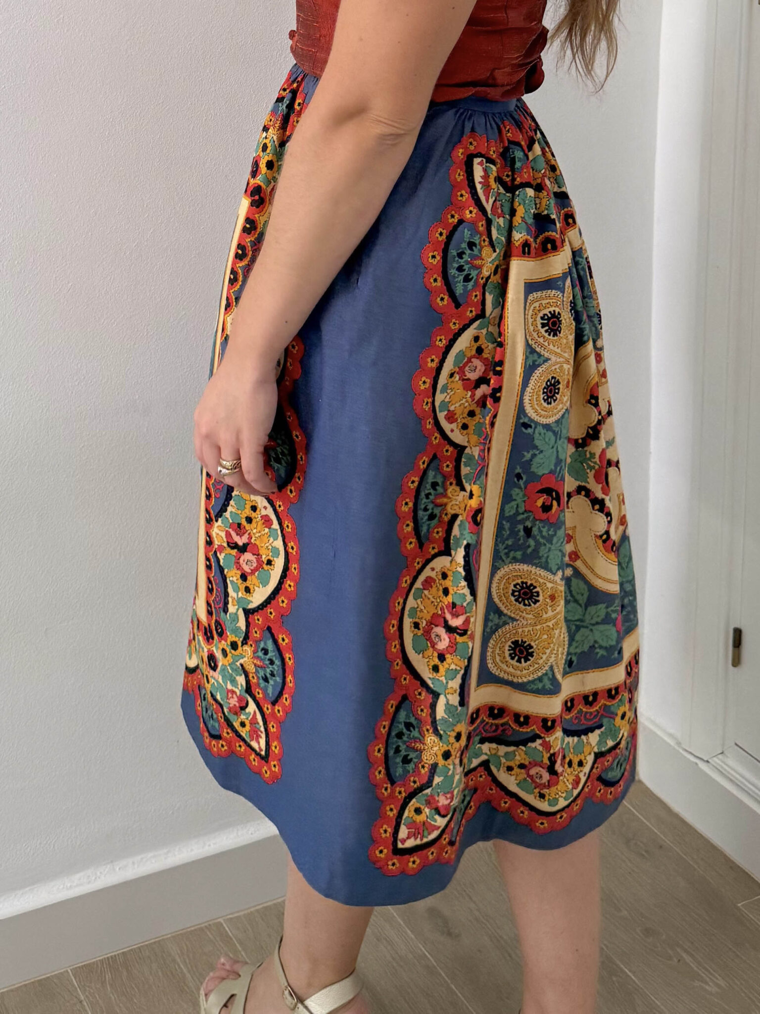 Imagen de Falda estampada 70s (4)