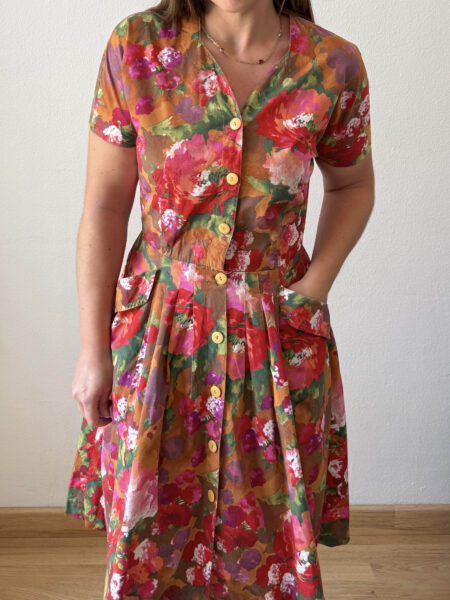 Imagen de Vestido flores con vuelo (1)