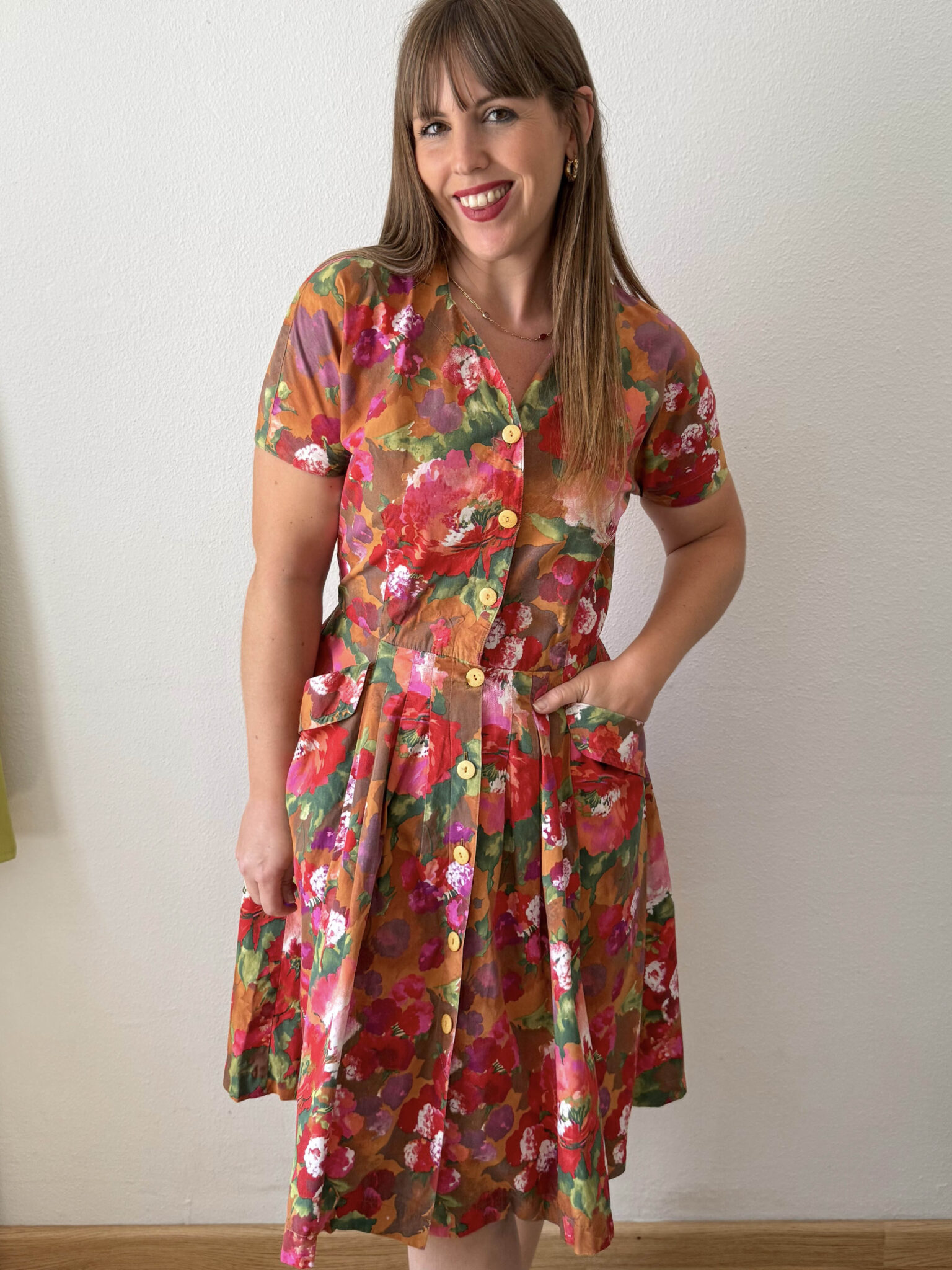 Imagen de Vestido flores con vuelo (2)
