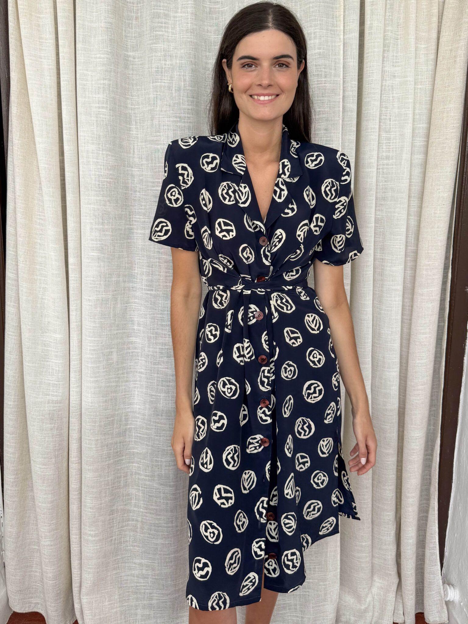 Imagen de Vestido vintage con hombreras (1)