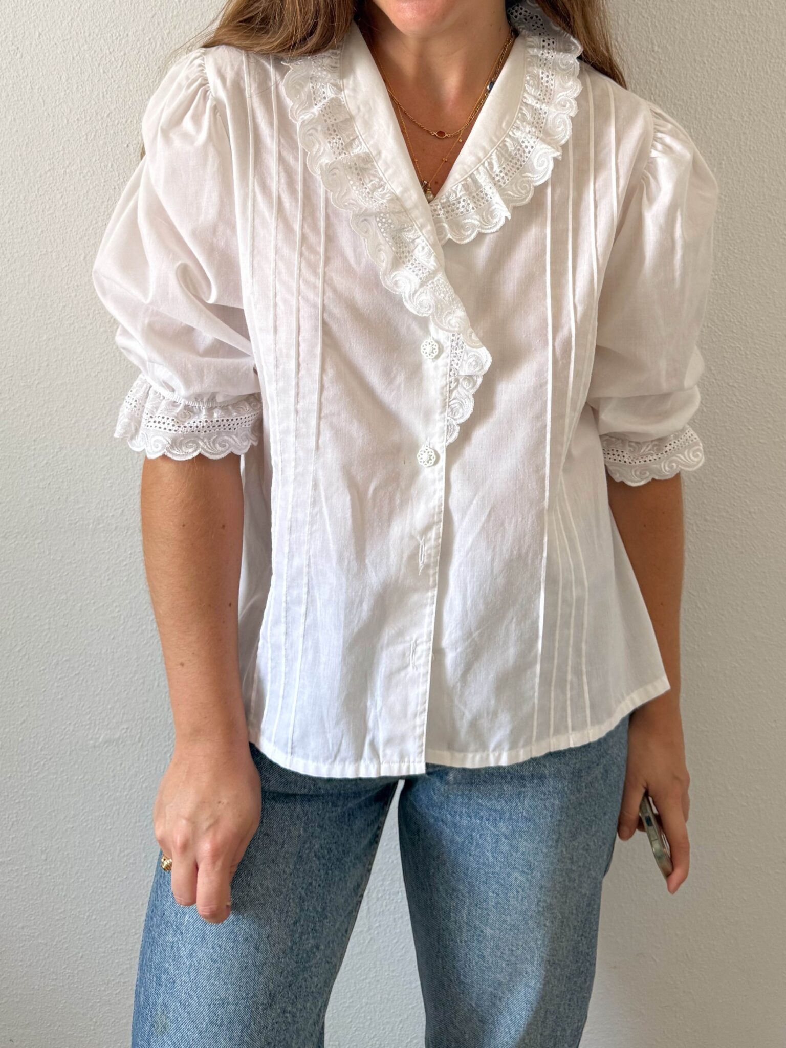 Blusa austriaca romantica (2) Imagen de Blusa austriaca romantica (2)