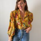 Imagen de Blusa handmade mostaza (4)