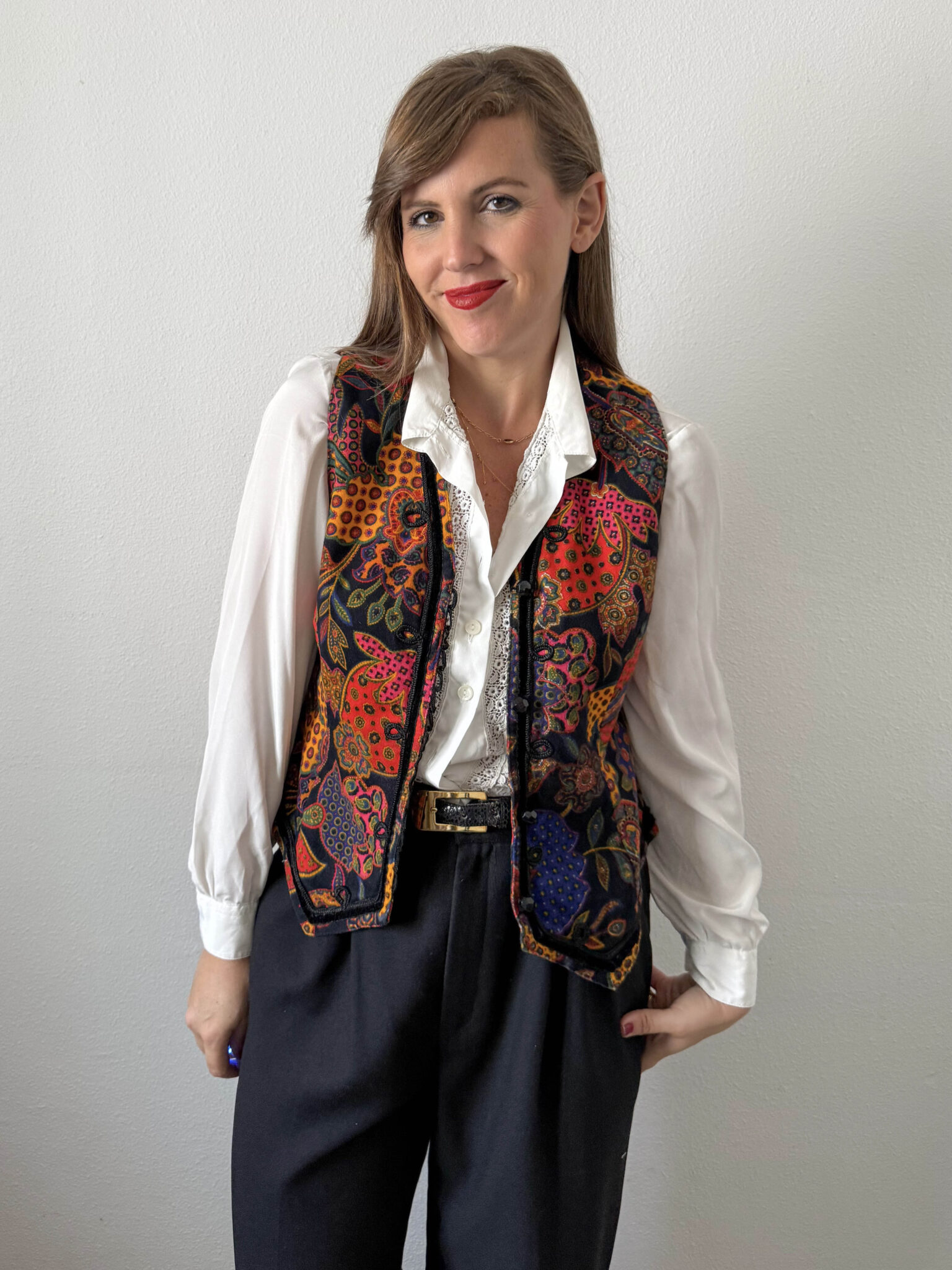 Imagen de Chaleco velvet estampado (6)