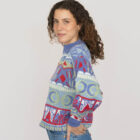 Jersey geometrico oversize