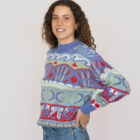 Jersey geometrico oversize