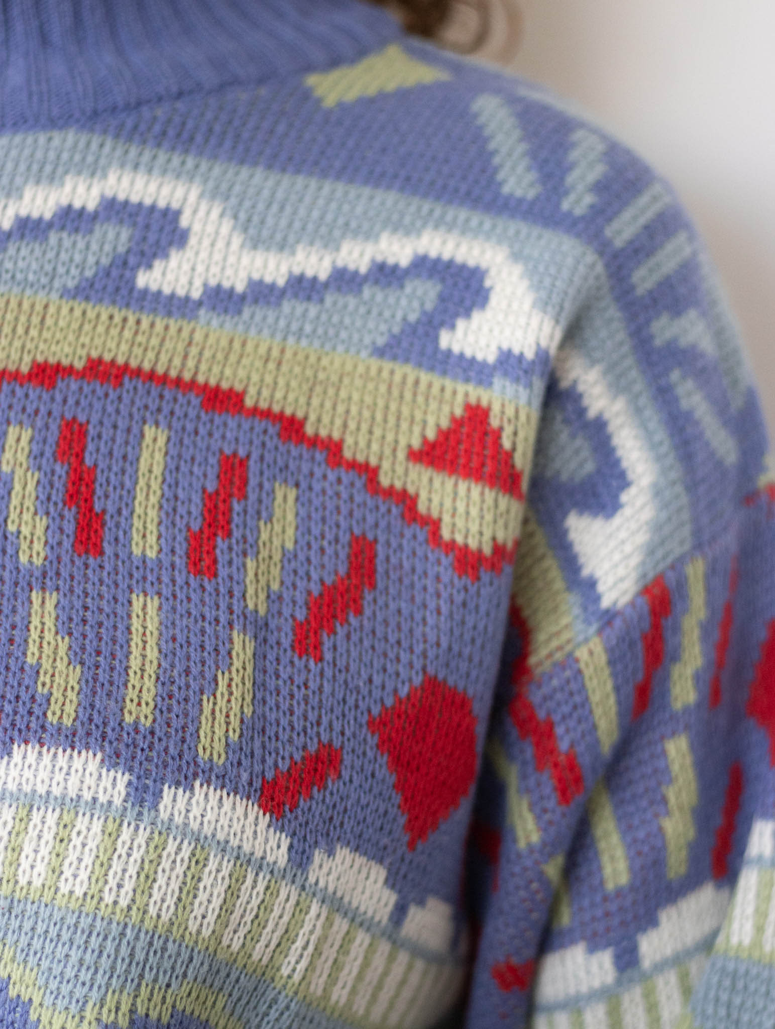 Jersey geometrico oversize