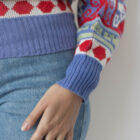 Jersey geometrico oversize