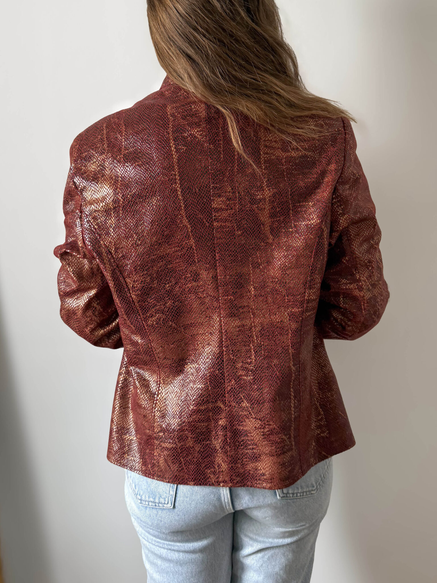 Imagen de Chaqueta efecto piel serpiente (3)