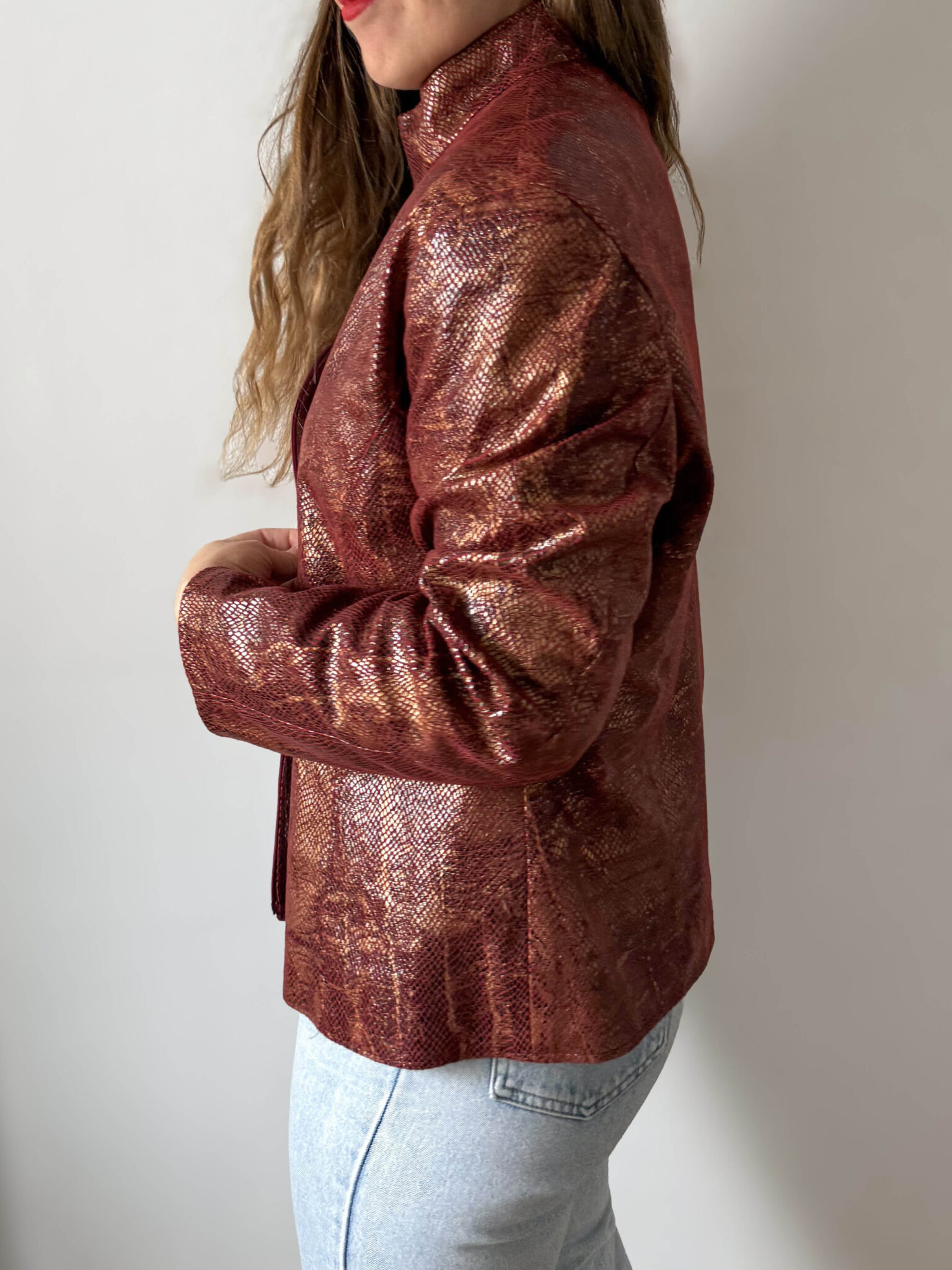 Imagen de Chaqueta efecto piel serpiente (4)