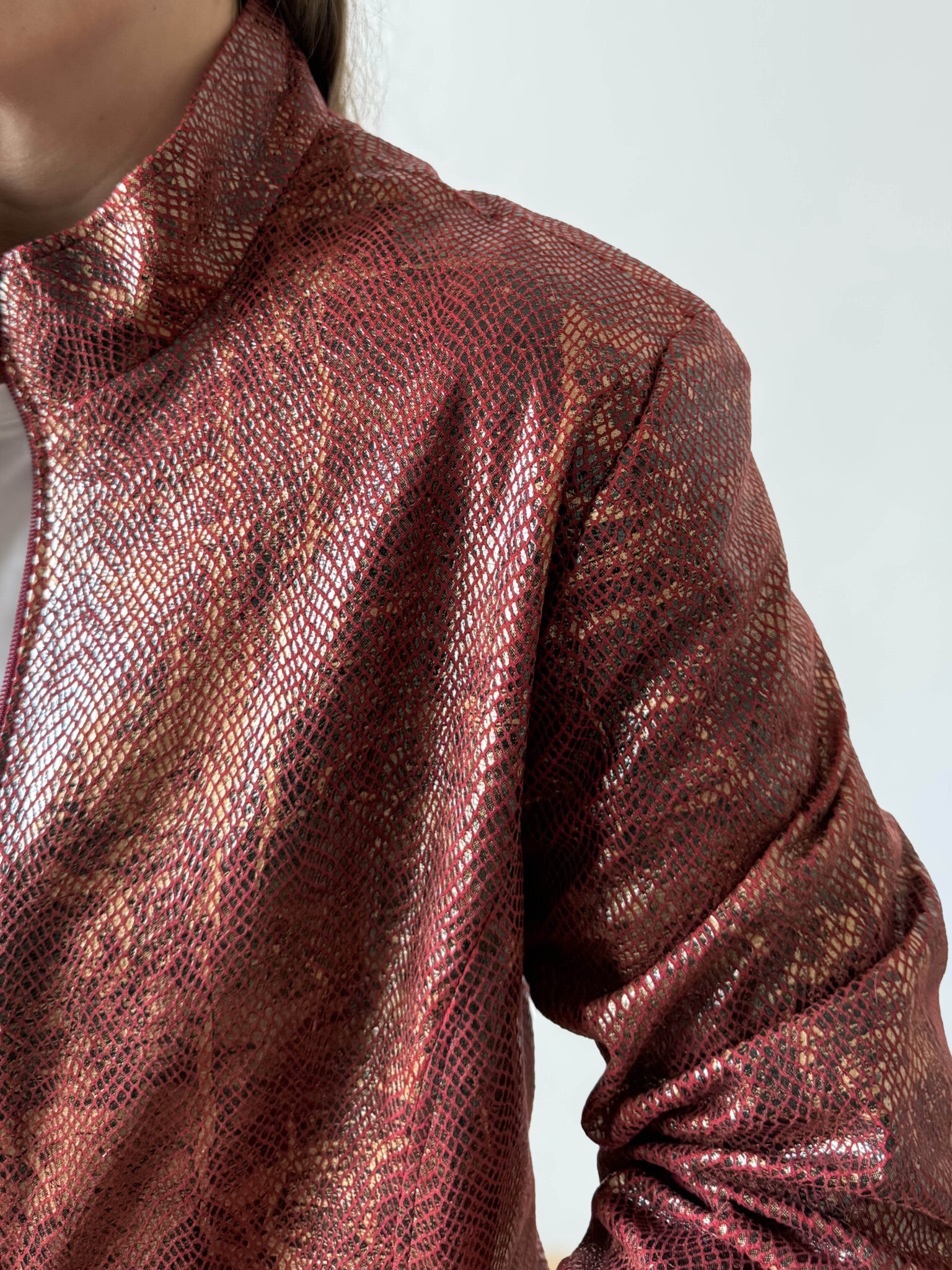 Imagen de Chaqueta efecto piel serpiente (5)