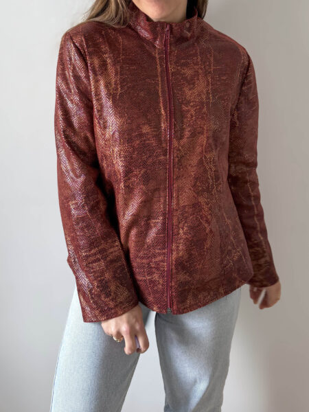 Imagen de Chaqueta efecto piel serpiente (6)