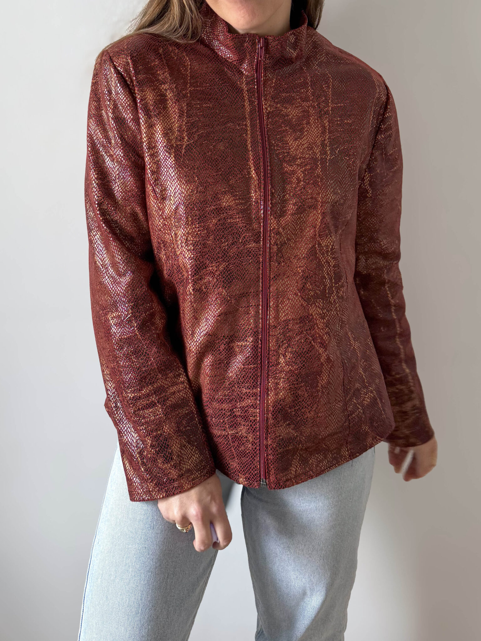 Chaqueta efecto piel serpiente (6) Imagen de Chaqueta efecto piel serpiente (6)