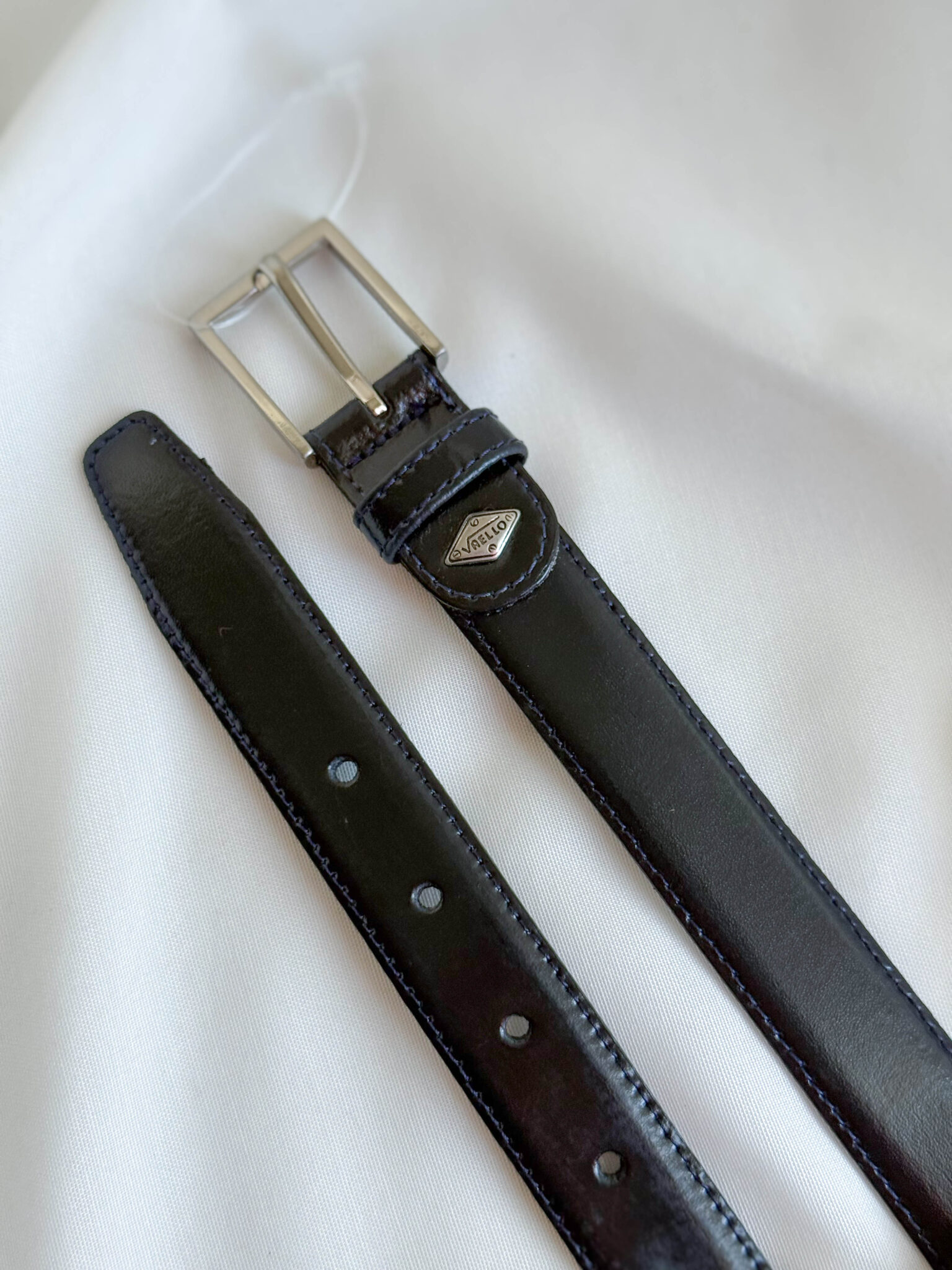 Imagen de Cinturon piel vaello azul oscuro (1)