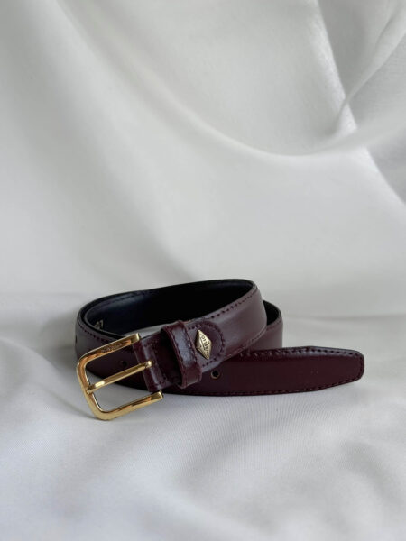 Imagen de Cinturon piel vaello granate (1)