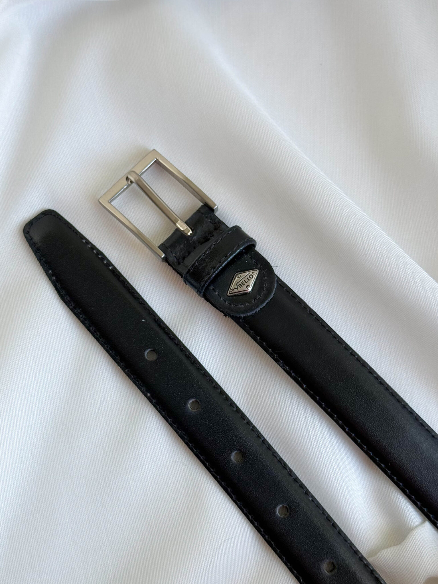 Imagen de Cinturon piel vaello negro (1)