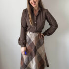 Imagen de Falda cuadros 70s (2)