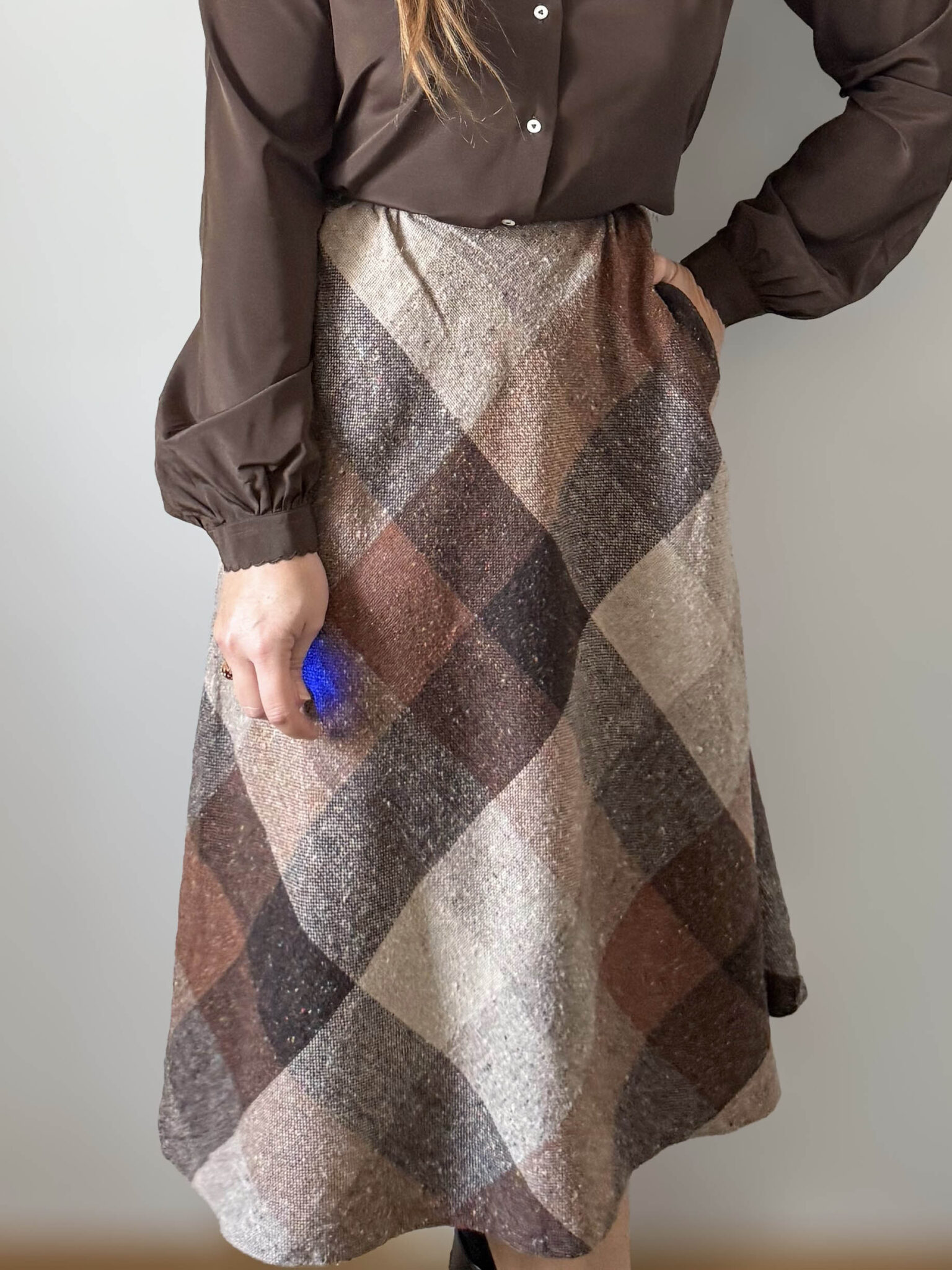 Imagen de Falda cuadros 70s (3)