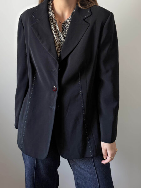Imagen de Blazer negra pespuntes (4)