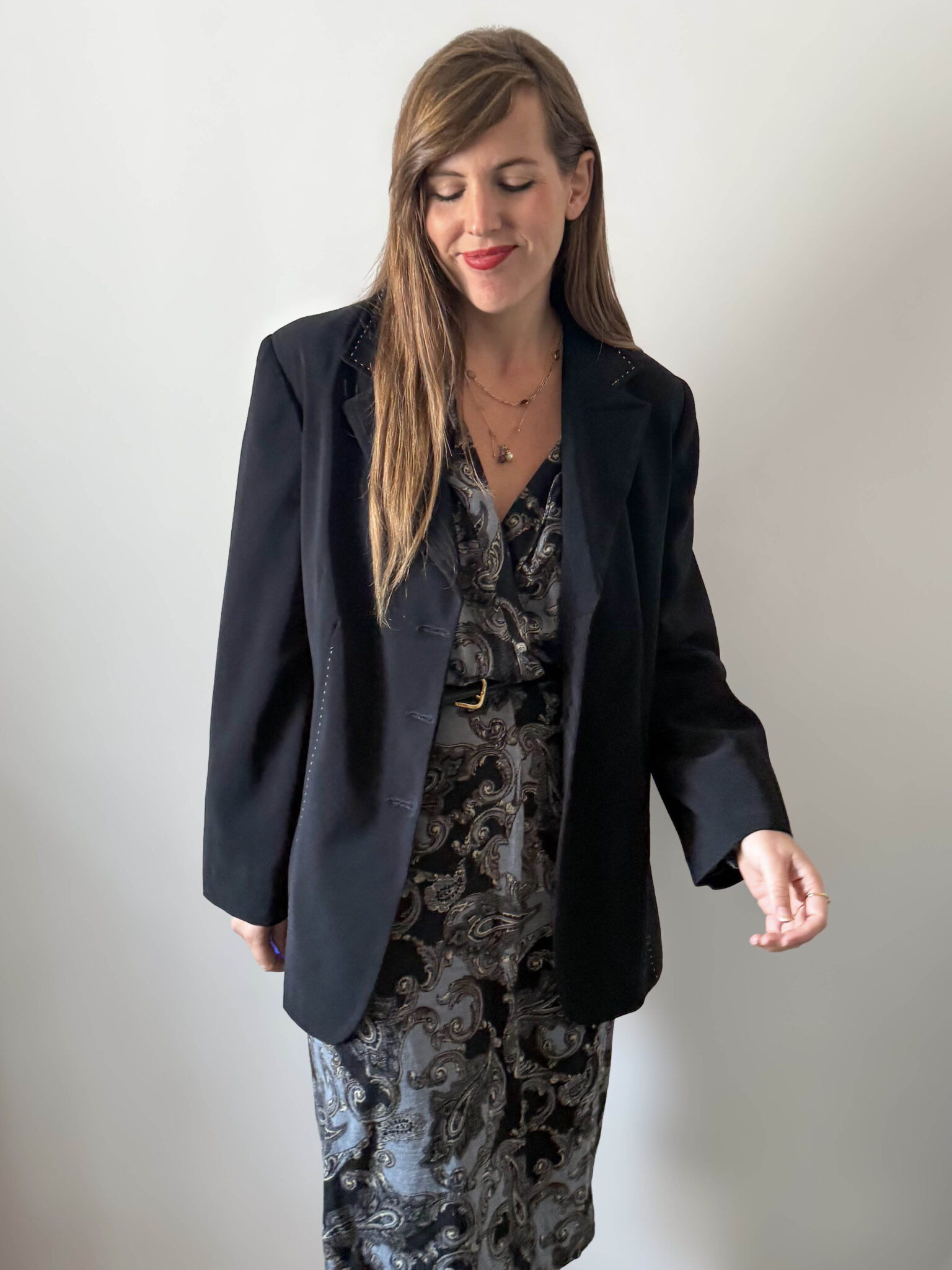 Imagen de Blazer negra pespuntes (7)