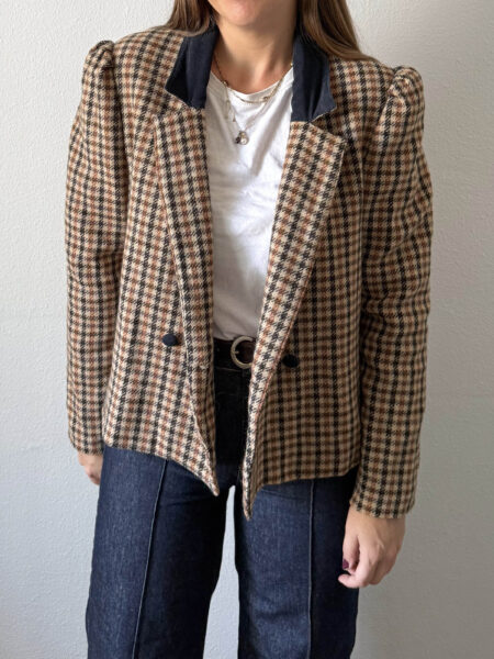 Imagen de Blazer vichy años 70 (2)