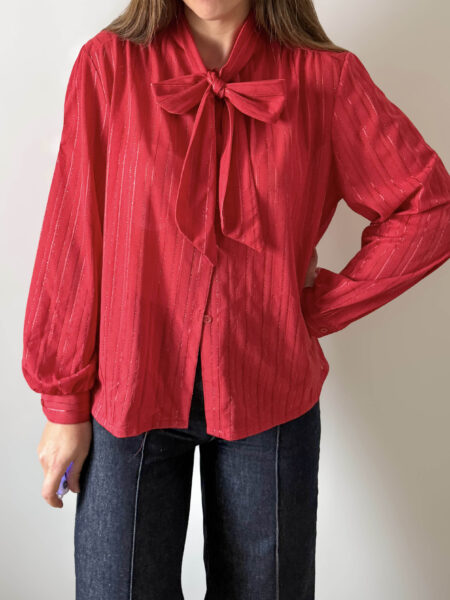 Imagen de Blusa roja lazada (3)