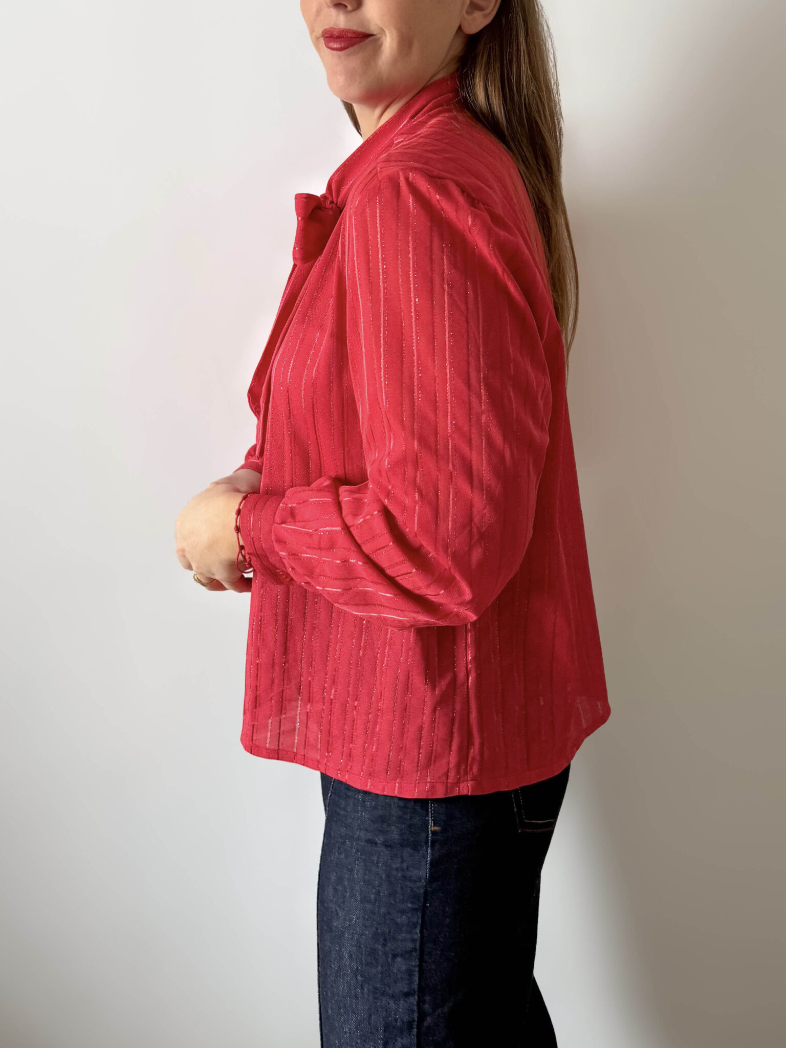 Imagen de Blusa roja lazada (5)