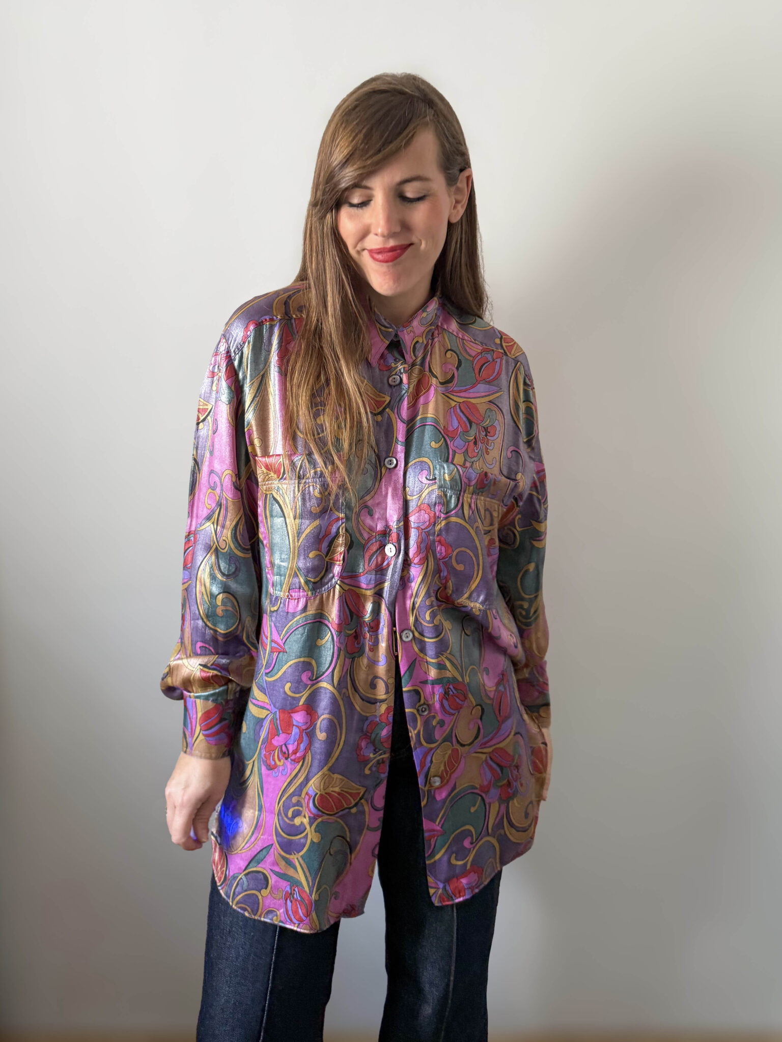 Imagen de Camisa print con brillo (2)