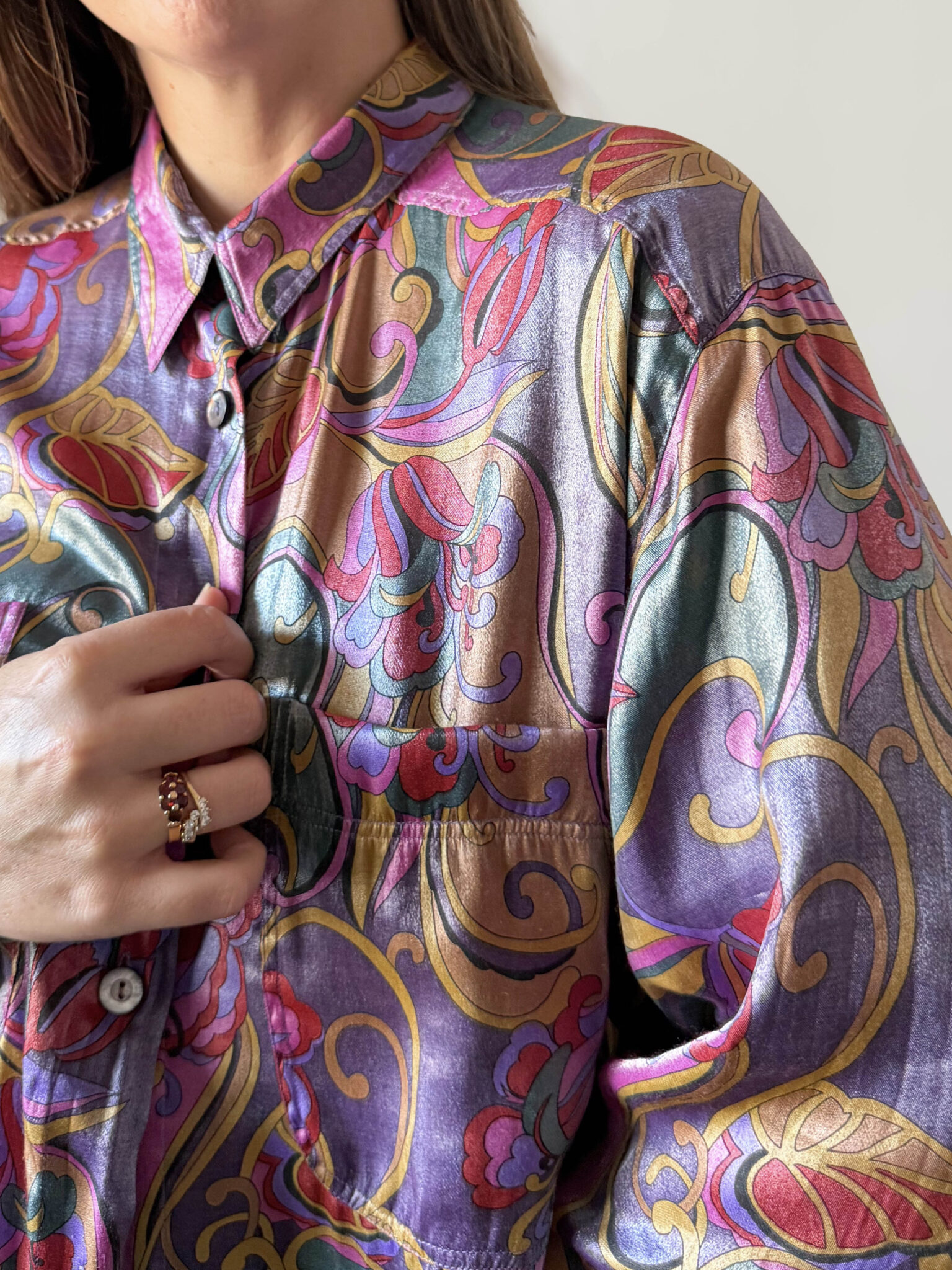 Imagen de Camisa print con brillo (5)