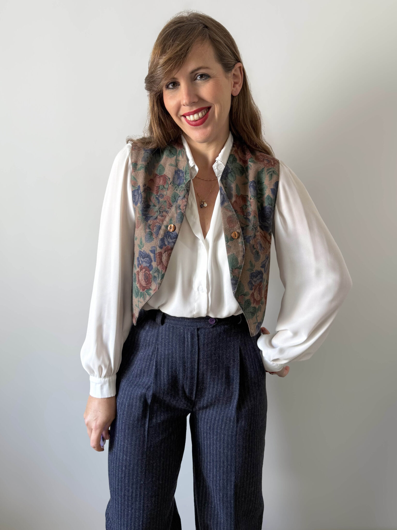 Imagen de Chaleco floral invierno (2)