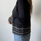 Imagen de Rebeca azul con flores (3)