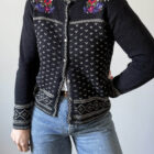 Imagen de Rebeca azul con flores (4)