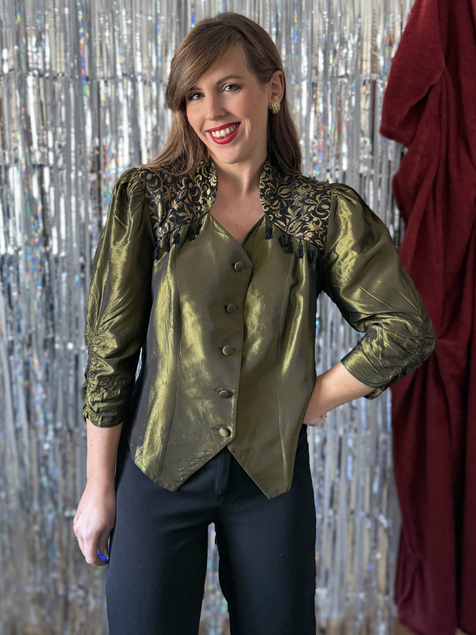 Imagen de Blusa fiesta metalizada (2)