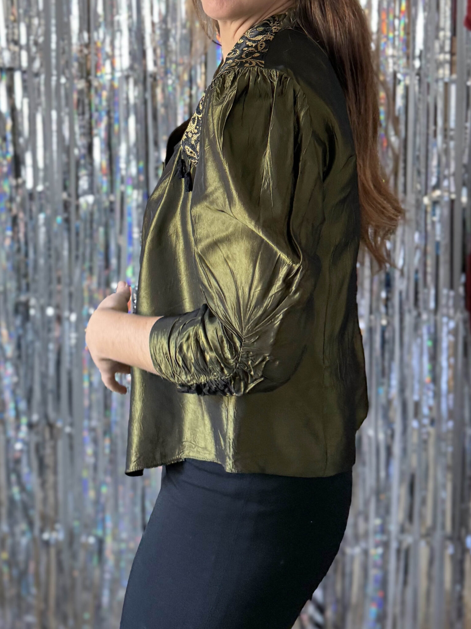 Imagen de Blusa fiesta metalizada (3)