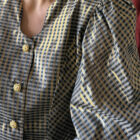 Imagen de Blusa cuadros metalizada (1)