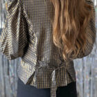 Imagen de Blusa cuadros metalizada (7)