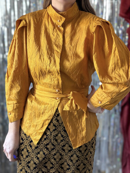 Imagen de Blusa fiesta mostaza (3)