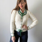 Imagen de Cardigan austriaco flores (1)