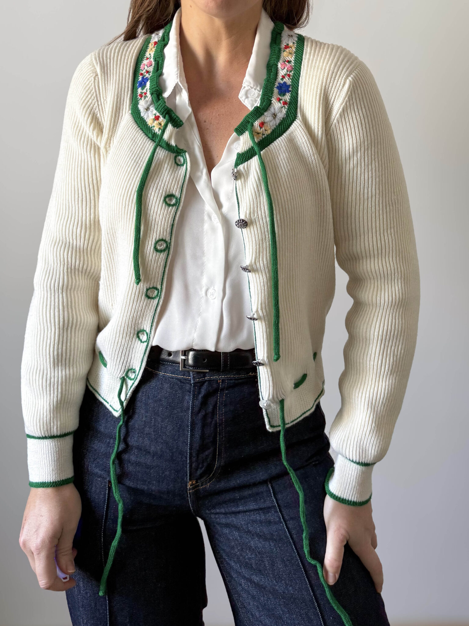 Imagen de Cardigan austriaco flores (5)