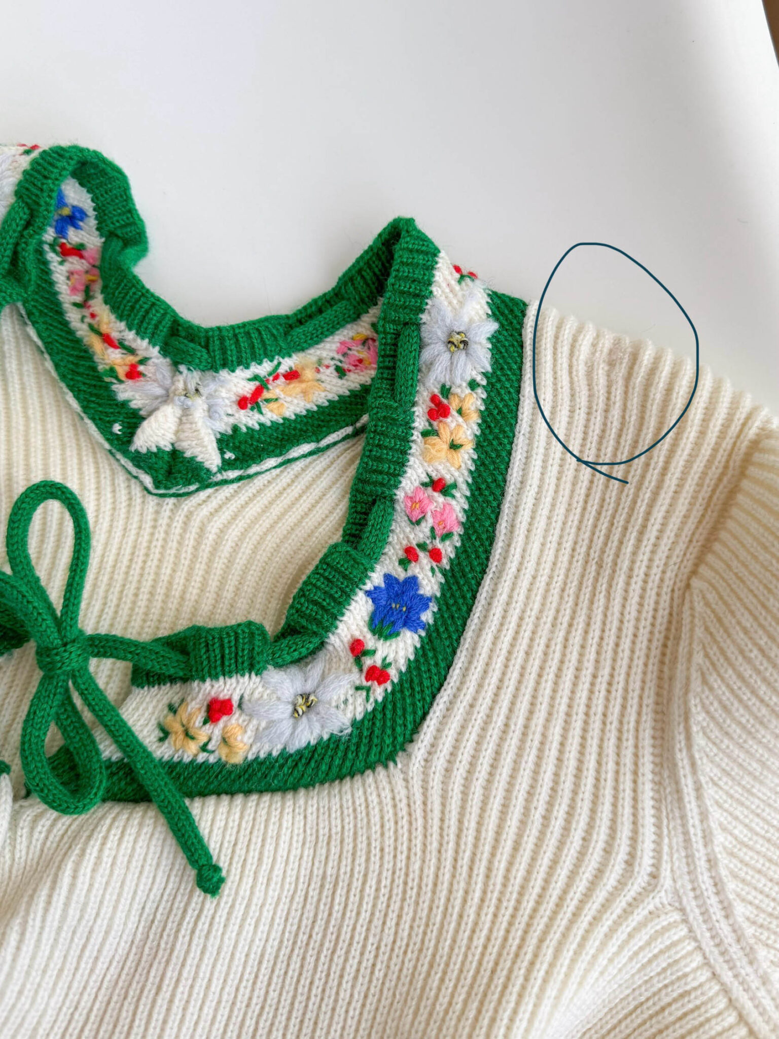 Imagen de Cardigan austriaco flores (7)