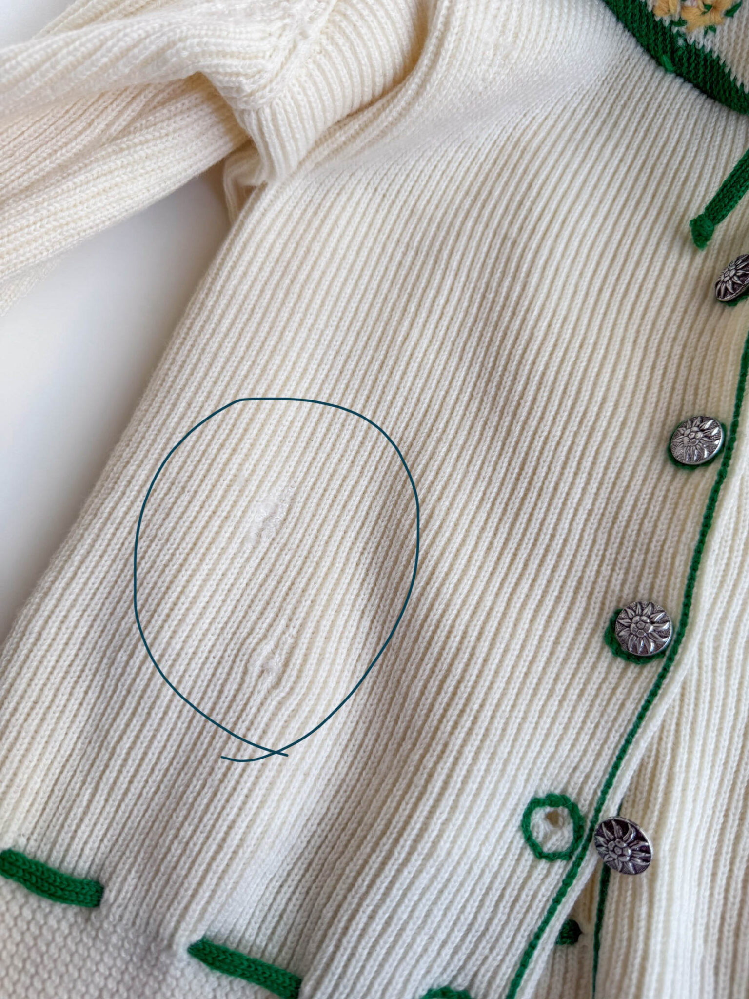 Imagen de Cardigan austriaco flores (8)