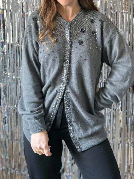 Imagen de Cardigan bordado lentejuelas (2)
