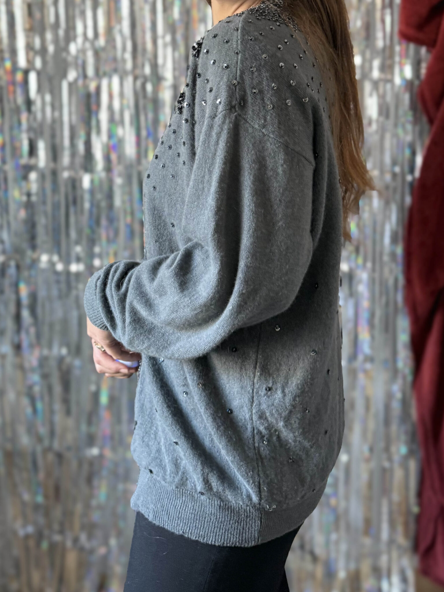 Imagen de Cardigan bordado lentejuelas (4)