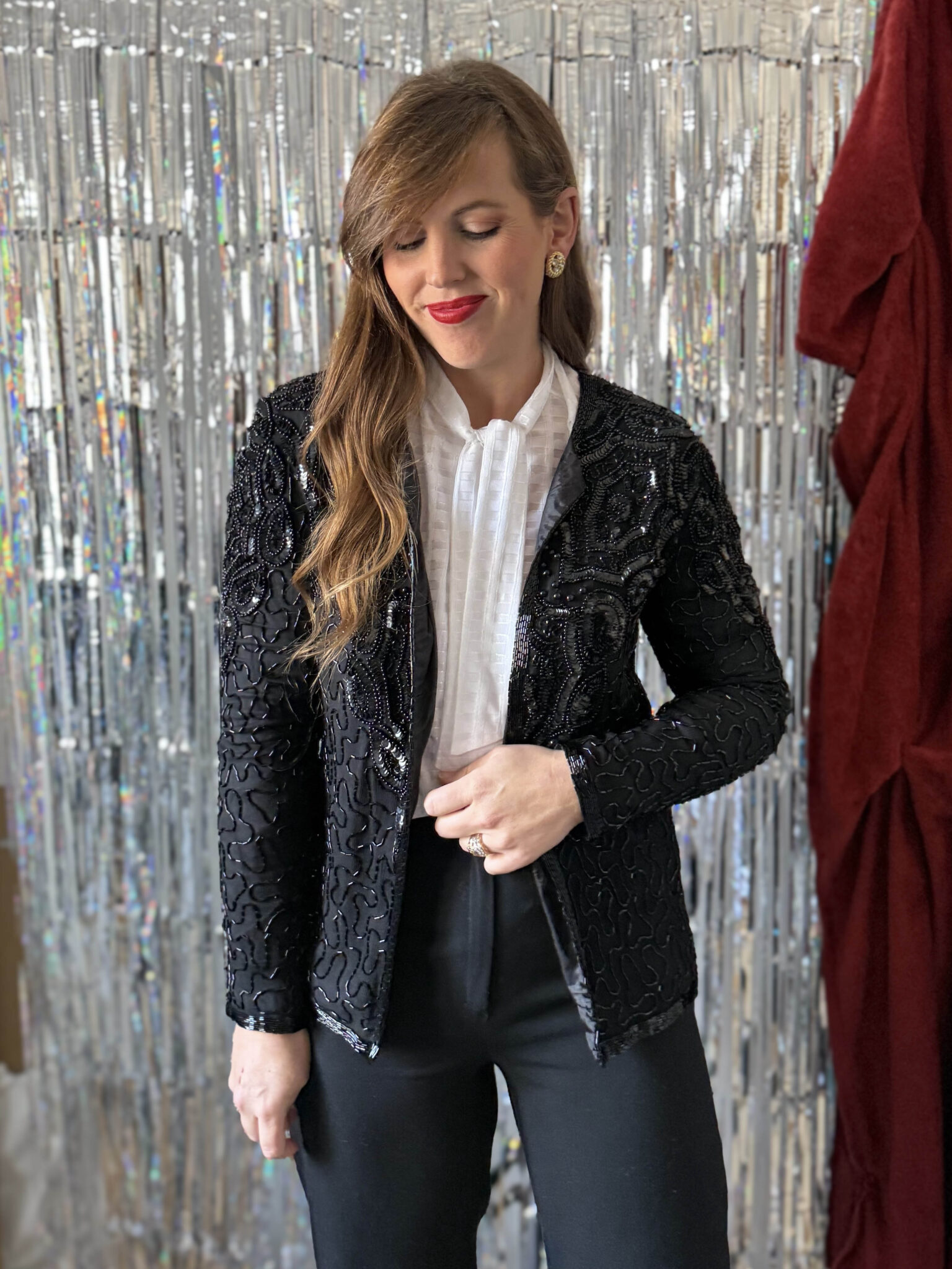 Imagen de Chaqueta negra pedreria (4)