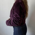 Imagen de Chaqueta velvet morada (1)