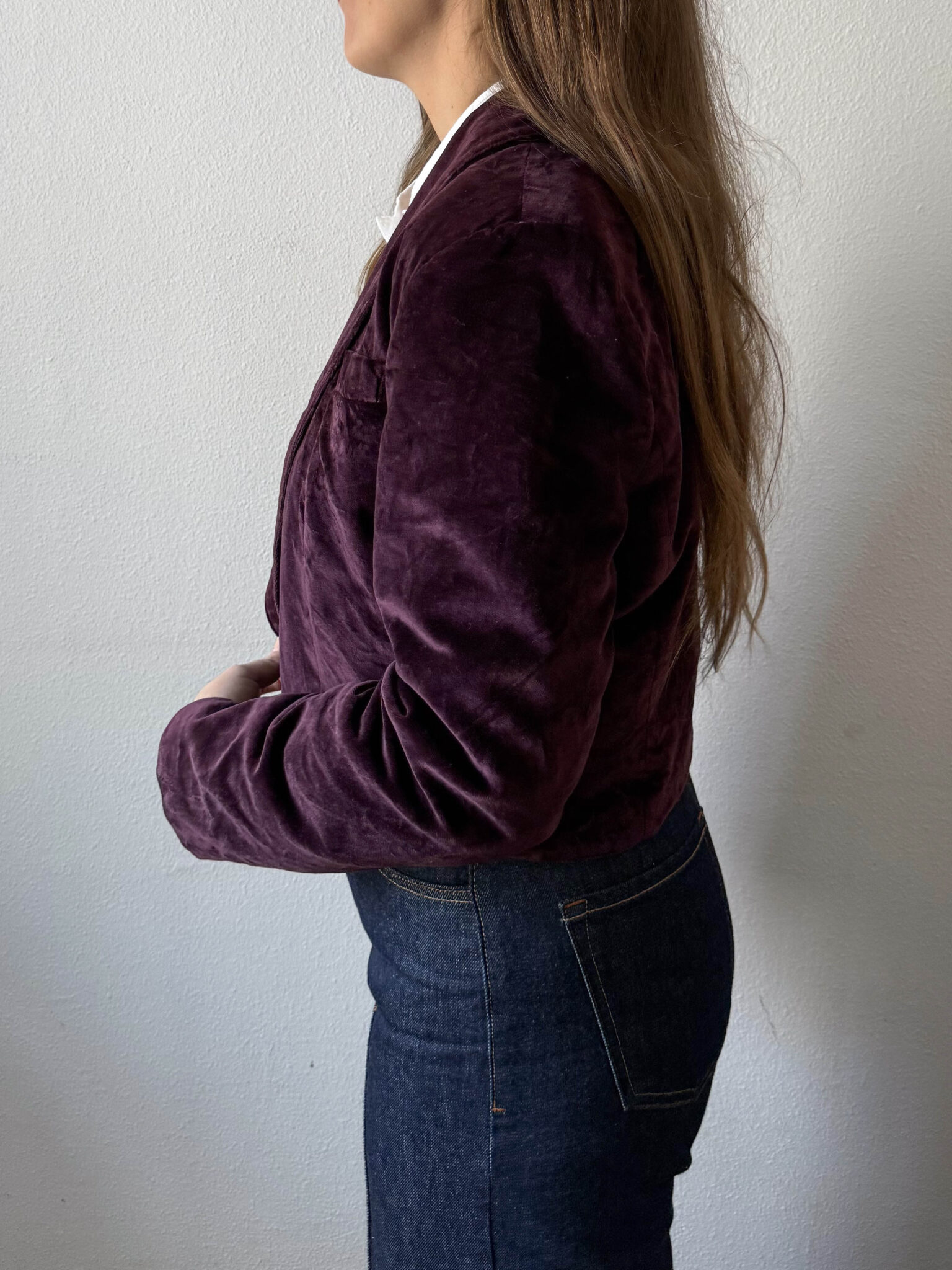 Imagen de Chaqueta velvet morada (1)